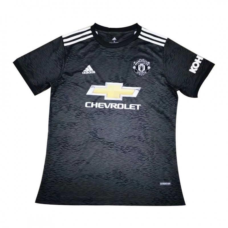 Manchester United 20-21 Away Black Soccer Jersey Shirt